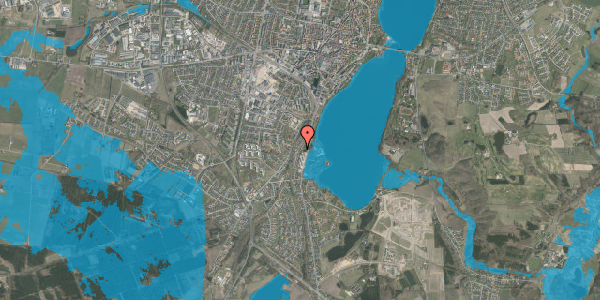Oversvømmelsesrisiko fra vandløb på Sønder Alle 35, 8800 Viborg