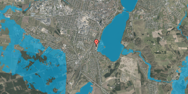 Oversvømmelsesrisiko fra vandløb på Sønder Alle 42, 1. , 8800 Viborg