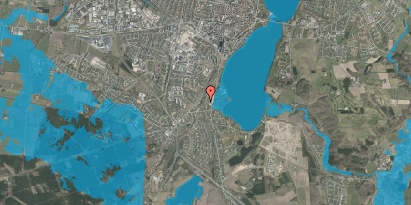 Oversvømmelsesrisiko fra vandløb på Sønder Alle 48, 8800 Viborg