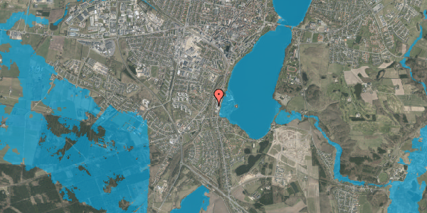 Oversvømmelsesrisiko fra vandløb på Sønder Alle 57, 8800 Viborg