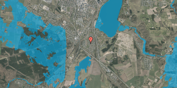 Oversvømmelsesrisiko fra vandløb på Sønderkær 37, 8800 Viborg