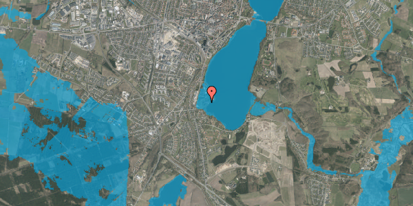 Oversvømmelsesrisiko fra vandløb på Sønæsvej 6, 8800 Viborg