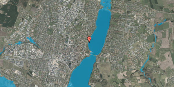 Oversvømmelsesrisiko fra vandløb på Søvænget 14, 8800 Viborg