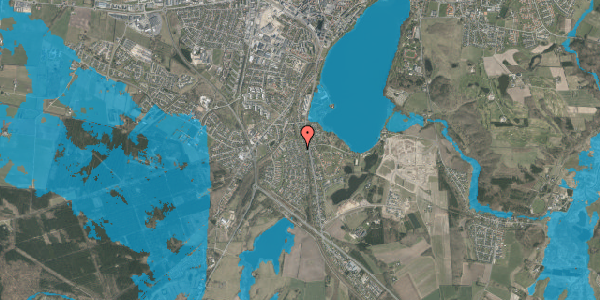 Oversvømmelsesrisiko fra vandløb på Teglbrændervej 3, 8800 Viborg