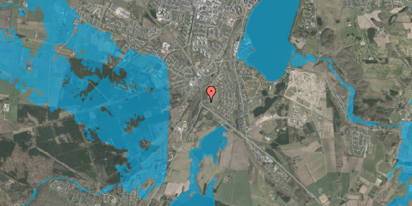 Oversvømmelsesrisiko fra vandløb på Teglmarken 64B, 8800 Viborg
