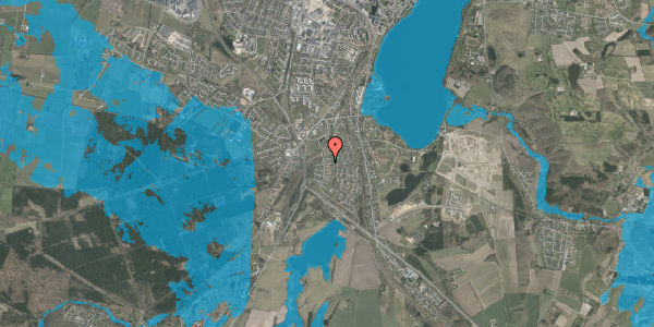Oversvømmelsesrisiko fra vandløb på Teglmarken 65, 8800 Viborg