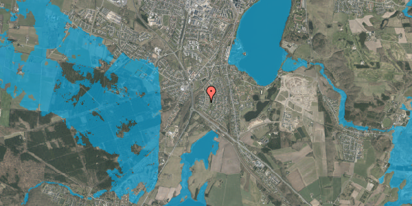 Oversvømmelsesrisiko fra vandløb på Teglmarken 111, 8800 Viborg