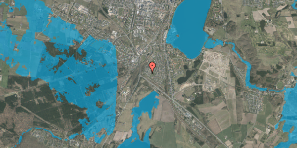 Oversvømmelsesrisiko fra vandløb på Teglmarken 135, 8800 Viborg