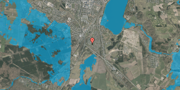 Oversvømmelsesrisiko fra vandløb på Teglmarken 149, 8800 Viborg