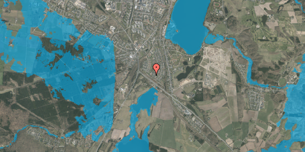 Oversvømmelsesrisiko fra vandløb på Teglmarken 169, 8800 Viborg