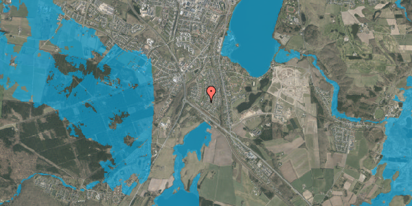 Oversvømmelsesrisiko fra vandløb på Teglmarken 175, 8800 Viborg