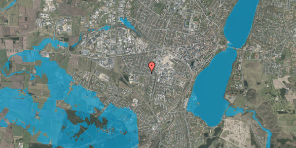 Oversvømmelsesrisiko fra vandløb på Ternevej 35, 8800 Viborg