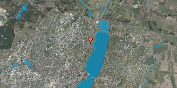 Oversvømmelsesrisiko fra vandløb på Thorsvej 23, 8800 Viborg