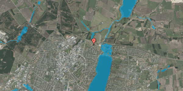 Oversvømmelsesrisiko fra vandløb på Tjalfesvej 1, 8800 Viborg