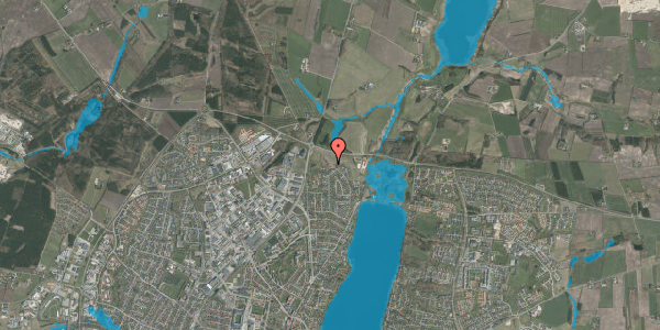 Oversvømmelsesrisiko fra vandløb på Tjalfesvej 19, 8800 Viborg