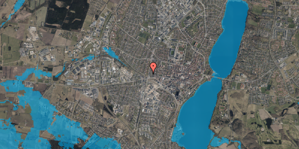 Oversvømmelsesrisiko fra vandløb på Toftegården 4, 3. 4, 8800 Viborg