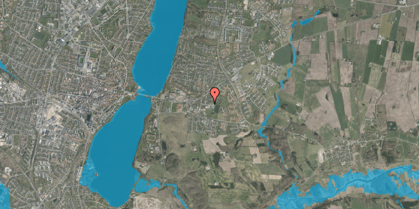Oversvømmelsesrisiko fra vandløb på Toftegårdsvej 5, 8800 Viborg