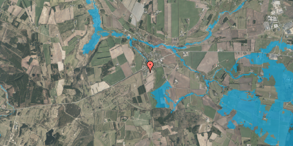 Oversvømmelsesrisiko fra vandløb på Tornsangervej 6, 8800 Viborg