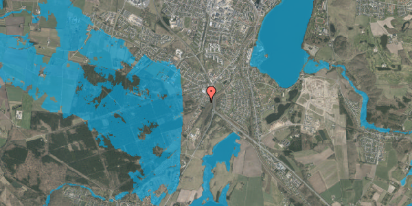 Oversvømmelsesrisiko fra vandløb på Tranebærvej 10, 8800 Viborg