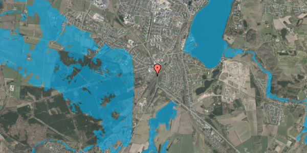 Oversvømmelsesrisiko fra vandløb på Tranebærvej 19, 8800 Viborg