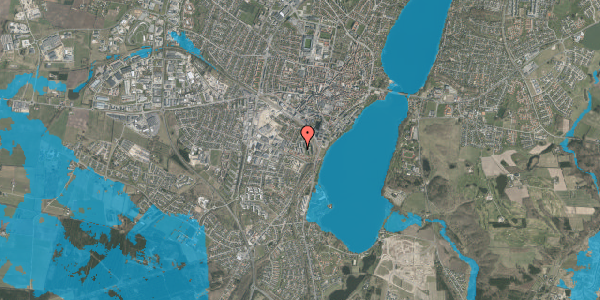 Oversvømmelsesrisiko fra vandløb på Tulipanvej 10, 2. 302, 8800 Viborg