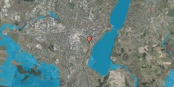 Oversvømmelsesrisiko fra vandløb på Tulipanvej 14, 8800 Viborg