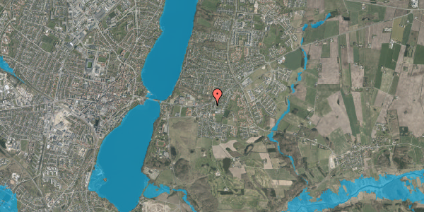 Oversvømmelsesrisiko fra vandløb på Tværvej 3, 1. , 8800 Viborg