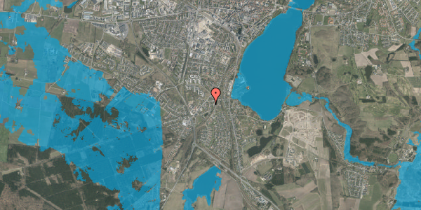 Oversvømmelsesrisiko fra vandløb på Tyttebærvej 5, 8800 Viborg