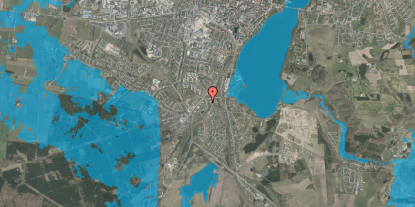Oversvømmelsesrisiko fra vandløb på Tyttebærvej 7, 8800 Viborg