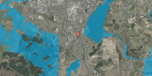 Oversvømmelsesrisiko fra vandløb på Tyttebærvej 9, 8800 Viborg