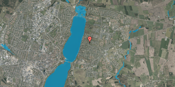 Oversvømmelsesrisiko fra vandløb på Vandhøjen 4, 8800 Viborg