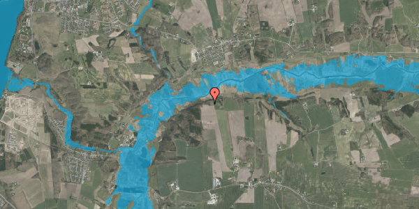 Oversvømmelsesrisiko fra vandløb på Vesterbyvej 3, 8800 Viborg