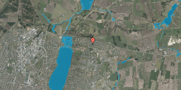 Oversvømmelsesrisiko fra vandløb på Vesterheden 91, 8800 Viborg
