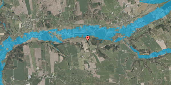 Oversvømmelsesrisiko fra vandløb på Vigstrupvej 31, 8800 Viborg