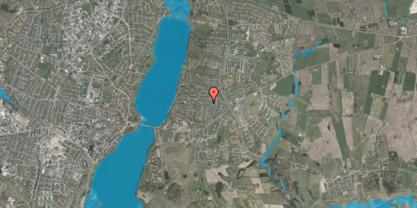 Oversvømmelsesrisiko fra vandløb på Vildsvinhøjen 16, 8800 Viborg