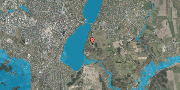 Oversvømmelsesrisiko fra vandløb på Vinkelvej 32A, 8800 Viborg