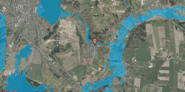 Oversvømmelsesrisiko fra vandløb på Vinkelvej 110B, 8800 Viborg