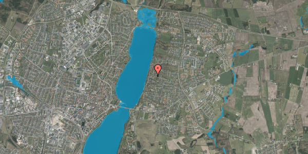 Oversvømmelsesrisiko fra vandløb på Øgaardshøjen 2, 8800 Viborg