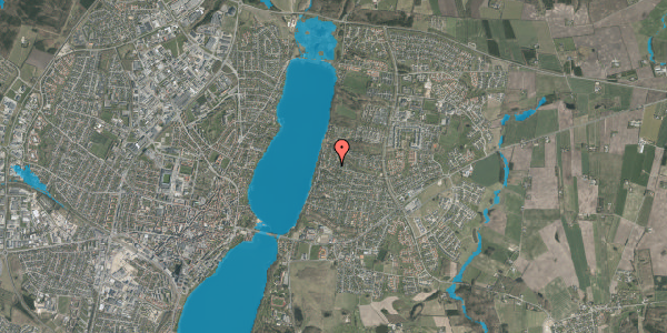 Oversvømmelsesrisiko fra vandløb på Øgaardshøjen 5, 8800 Viborg