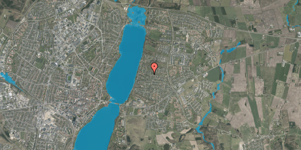 Oversvømmelsesrisiko fra vandløb på Øgaardshøjen 12, 8800 Viborg