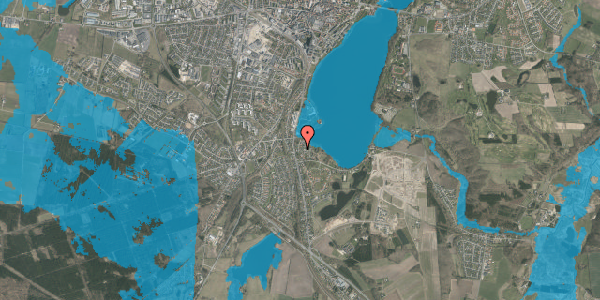 Oversvømmelsesrisiko fra vandløb på Øster Teglgårdsvej 9, 8800 Viborg