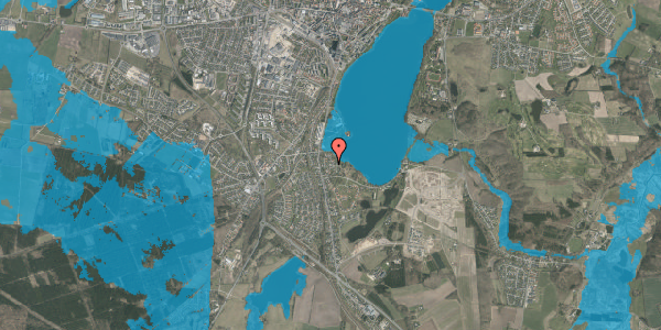 Oversvømmelsesrisiko fra vandløb på Øster Teglgårdsvej 15, 8800 Viborg