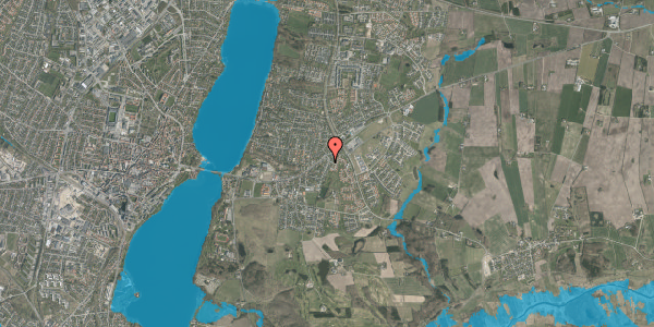Oversvømmelsesrisiko fra vandløb på Østervænget 10, 8800 Viborg
