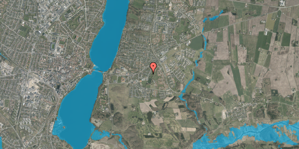 Oversvømmelsesrisiko fra vandløb på Østervænget 23A, 8800 Viborg
