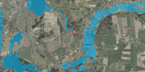 Oversvømmelsesrisiko fra vandløb på Ådalshøjen 5, 8800 Viborg