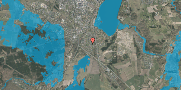 Oversvømmelsesrisiko fra vandløb på Ålekrogen 36, 8800 Viborg