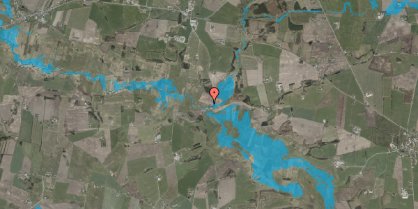 Oversvømmelsesrisiko fra vandløb på Abildvadvej 61, 9610 Nørager