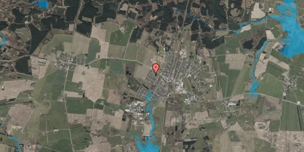 Oversvømmelsesrisiko fra vandløb på Bymarken 16, 9510 Arden