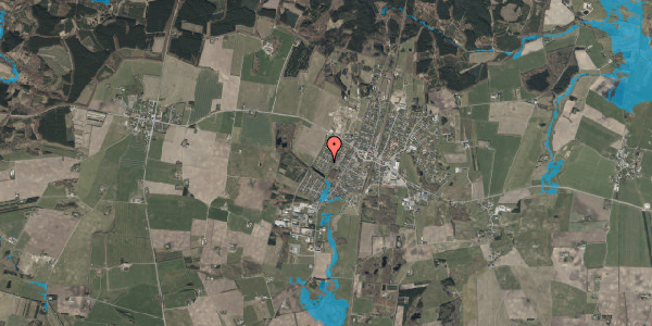 Oversvømmelsesrisiko fra vandløb på Bymarken 54, 9510 Arden