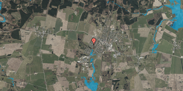 Oversvømmelsesrisiko fra vandløb på Bymarken 56, 9510 Arden